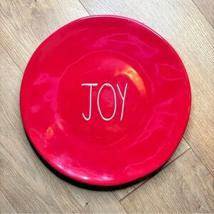 Rae Dunn JOY ceramic PLATE